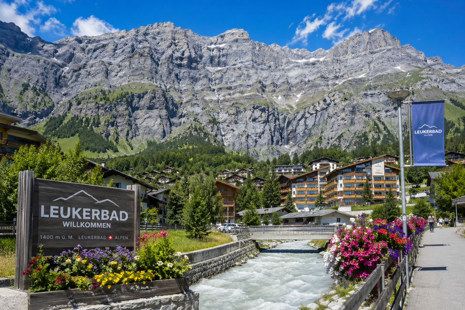 Sommer im Leukerbad 